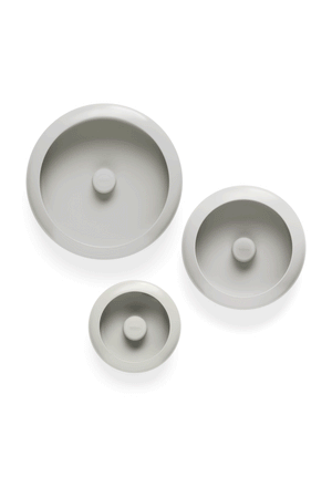   Round Outdoor Lamp Bowl Set (3) | Oroa.com