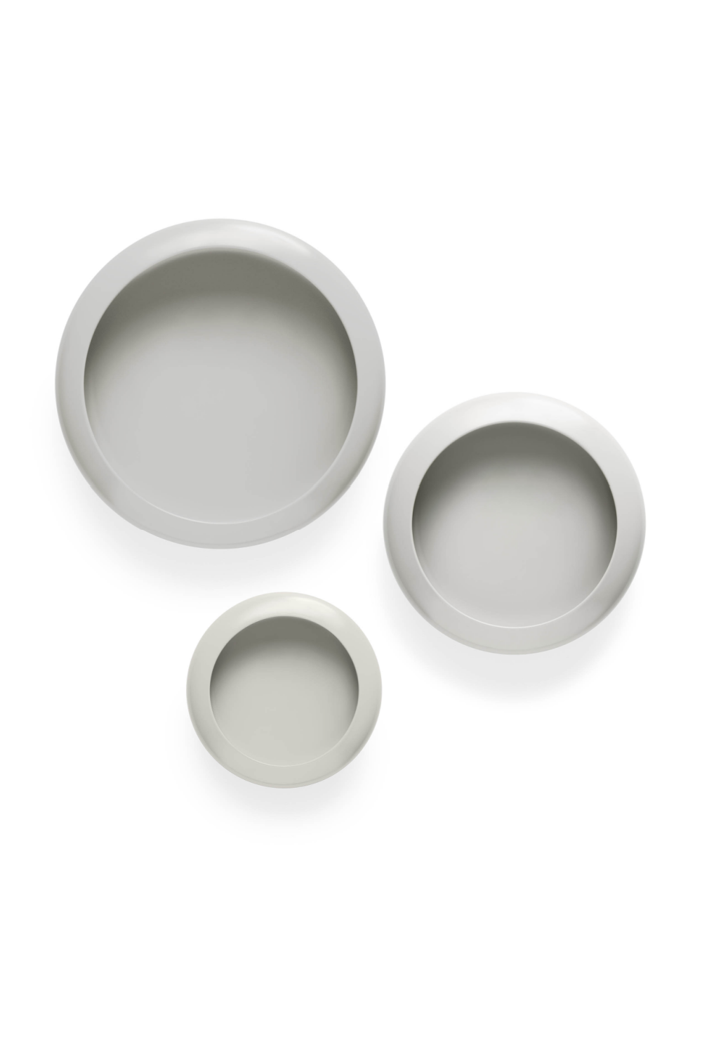   Round Outdoor Lamp Bowl Set (3) | Oroa.com