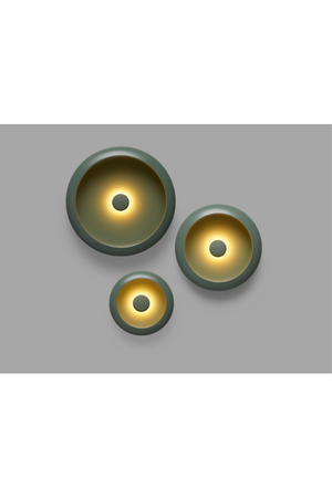   Round Outdoor Lamp Bowl Set (3) | Oroa.com