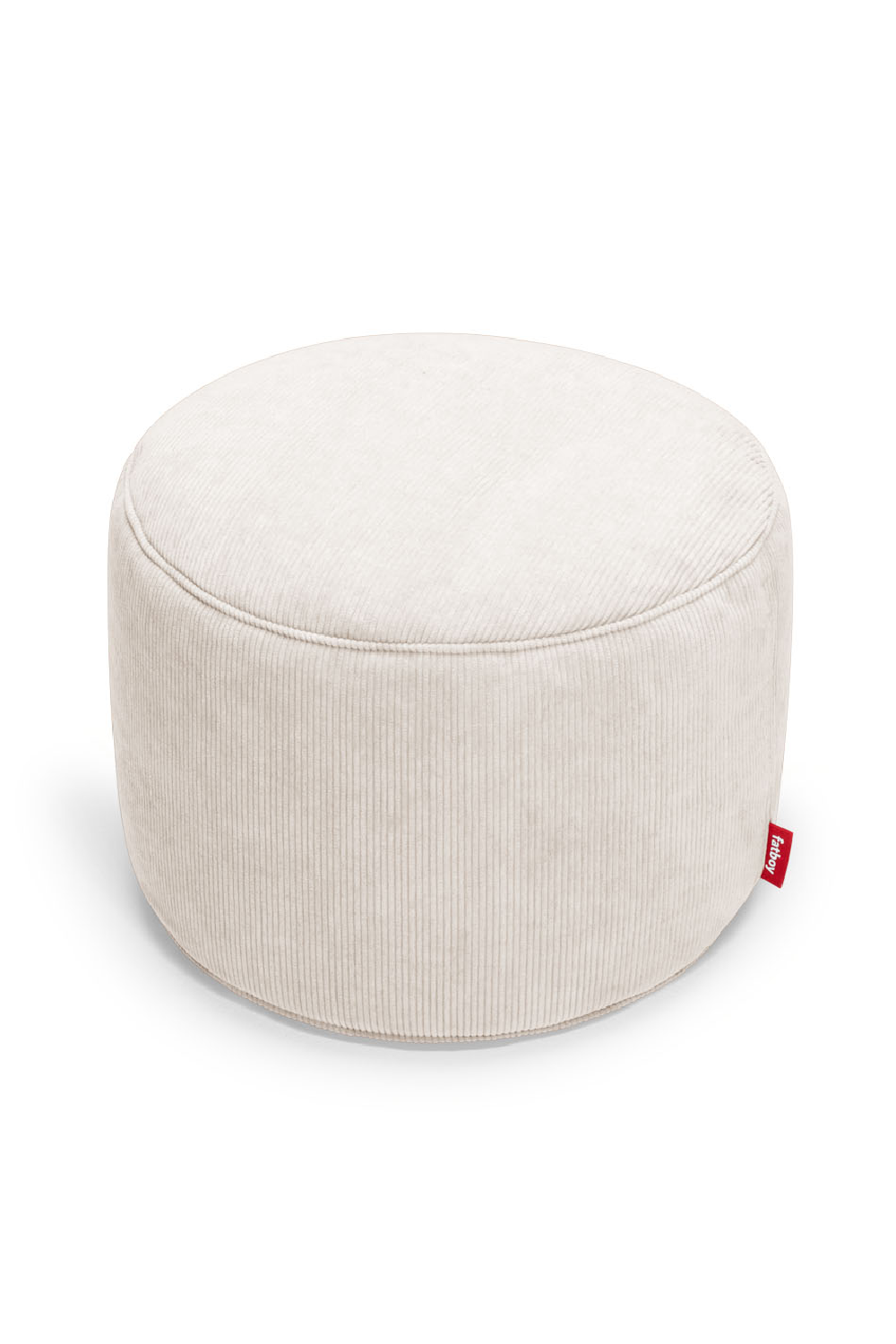   Round Ribcord Pouf | Oroa.com