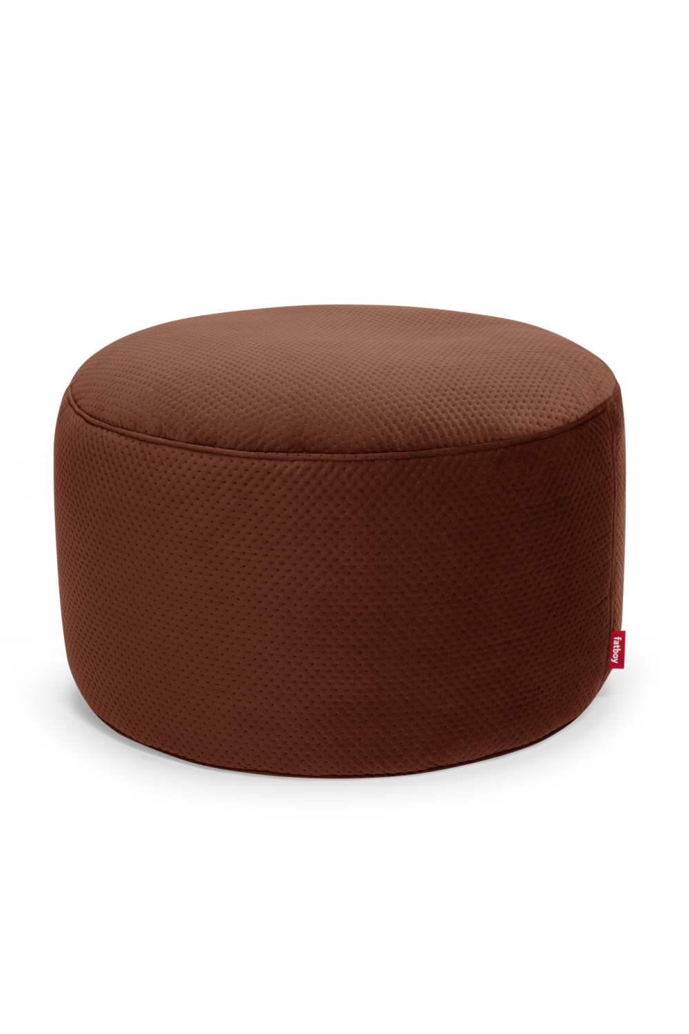   Round Velvet Pouf | Oroa.com