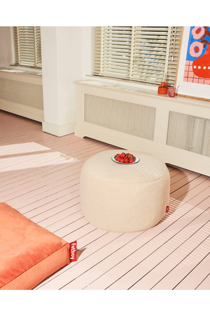   Sherpa Upholstered Pouf L | Oroa.com