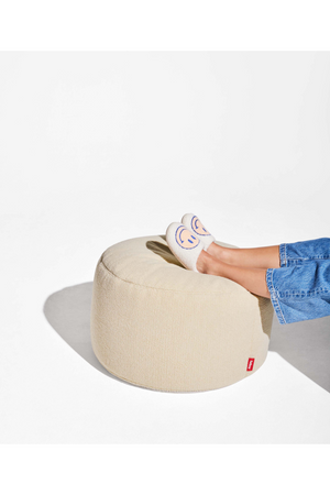   Sherpa Upholstered Pouf L | Oroa.com