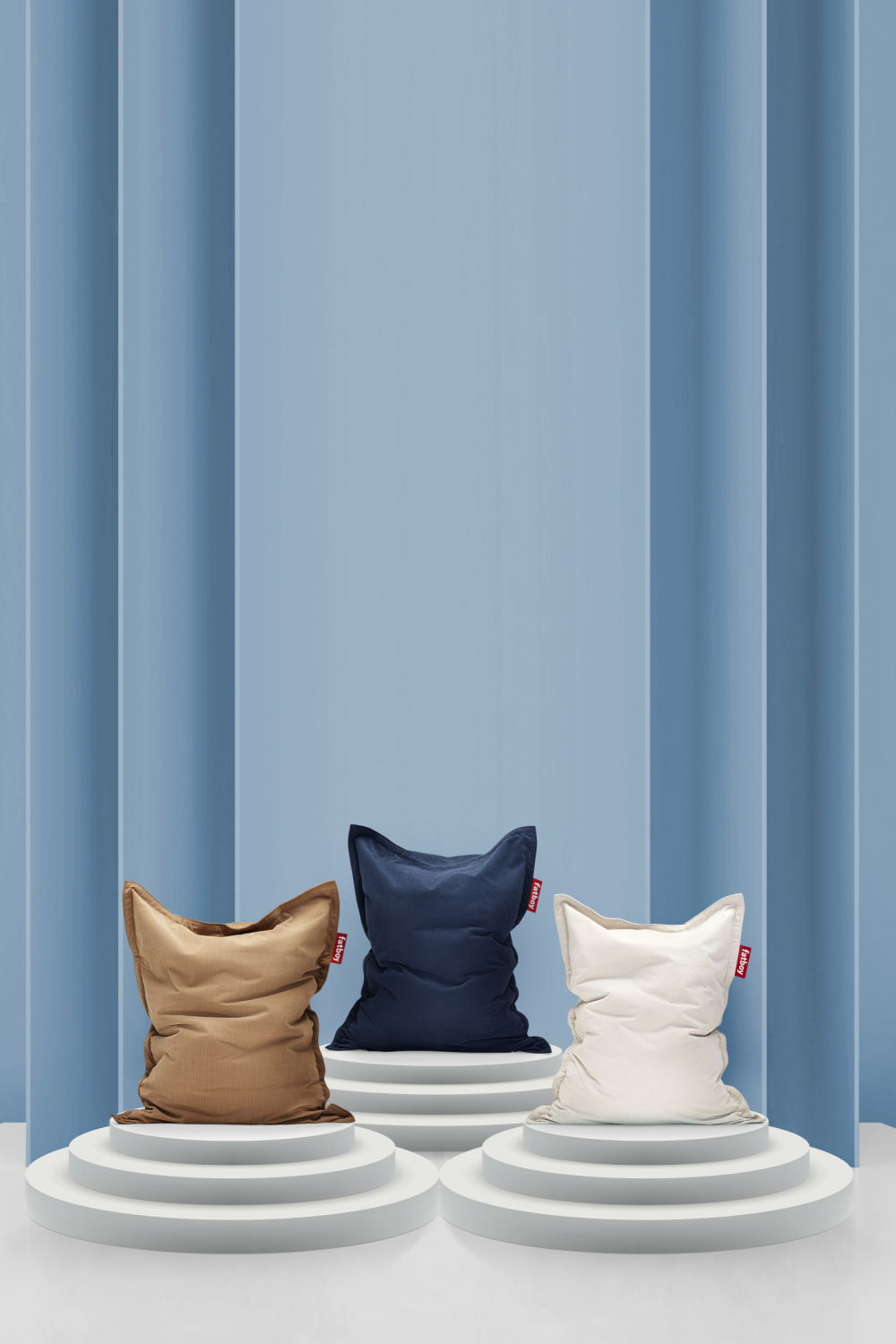   Ribbed Woven Bean Bag | Oroa.com