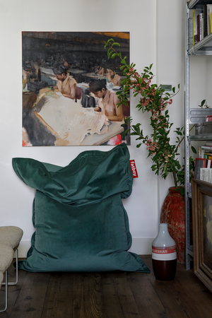   Velvet Lounge Bean Bag | Oroa.com