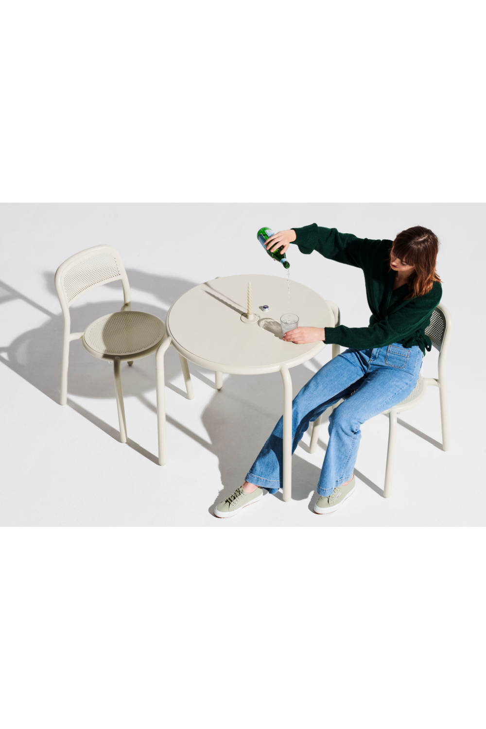   Aluminum Outdoor Bistro Table | Oroa.com