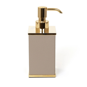   Square Leather Soap Dispenser | Oroa.com