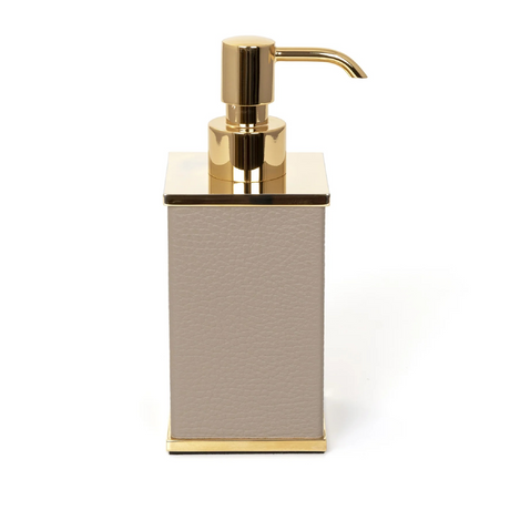   Square Leather Soap Dispenser | Oroa.com