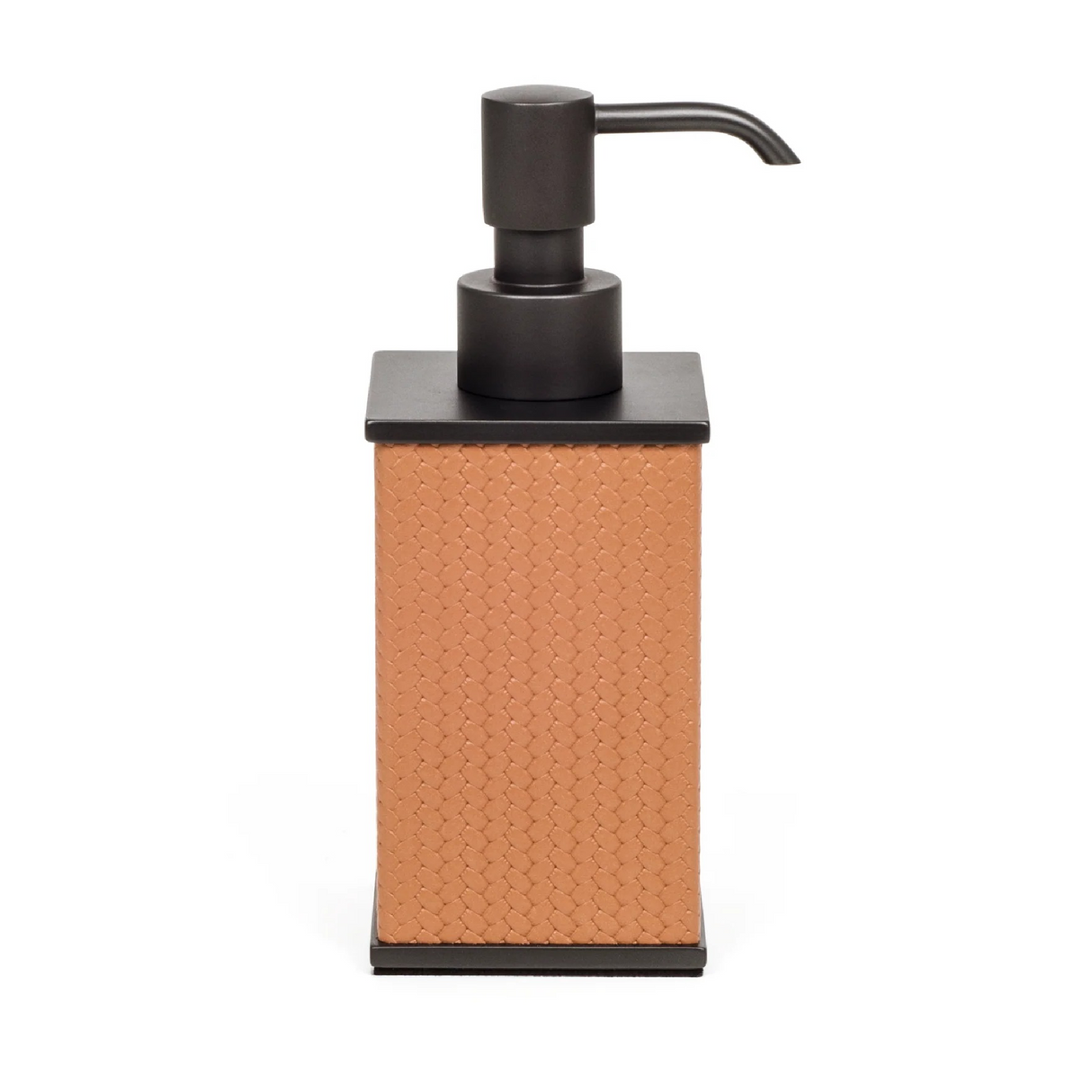   Square Leather Soap Dispenser | Oroa.com
