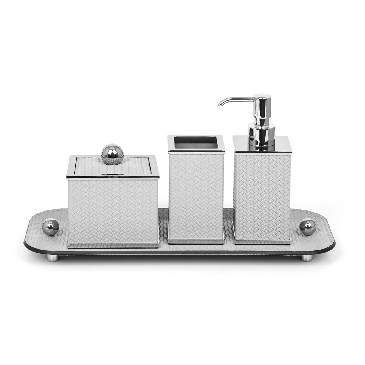   Square Leather Soap Dispenser | Oroa.com