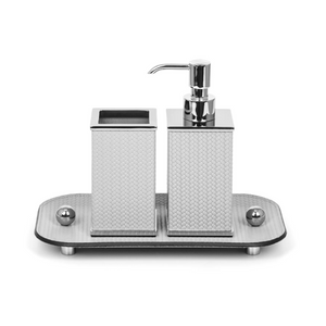   Square Leather Toothbrush Holder | Oroa.com