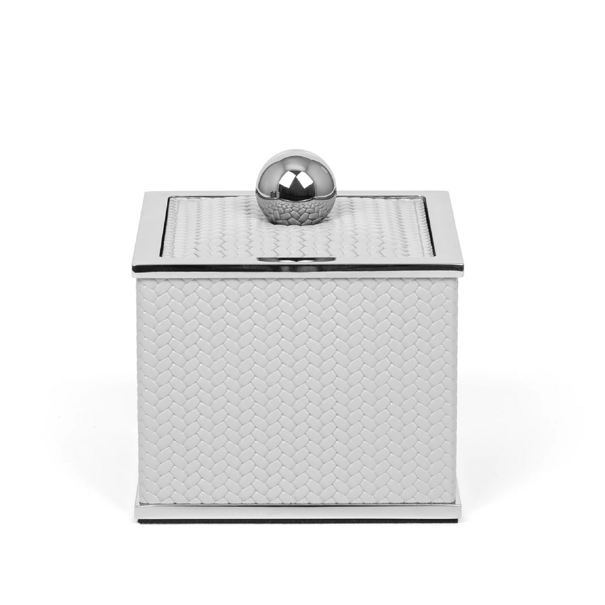   Square Leather Cotton Pad Holder | Oroa.com