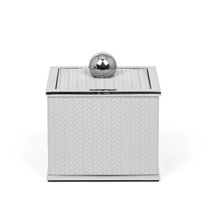   Square Leather Cotton Pad Holder | Oroa.com
