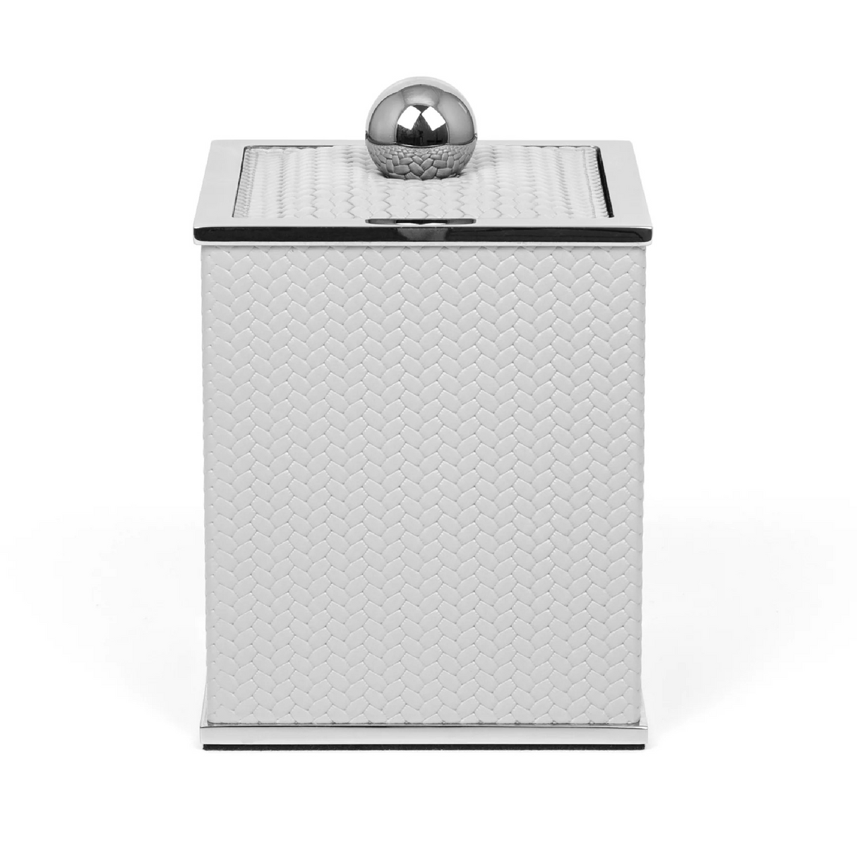   Square Leather Cotton Pad Holder | Oroa.com