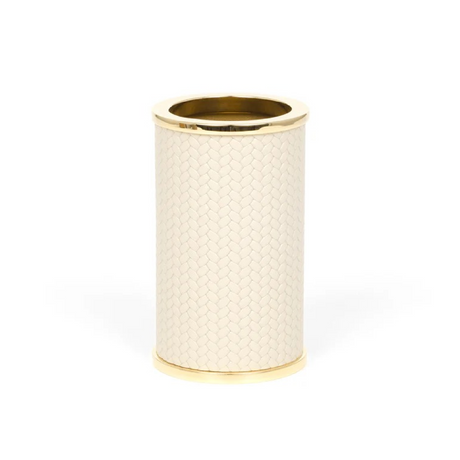   Round Leather Toothbrush Holder | Oroa.com