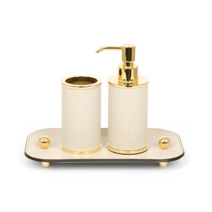   Round Leather Toothbrush Holder | Oroa.com