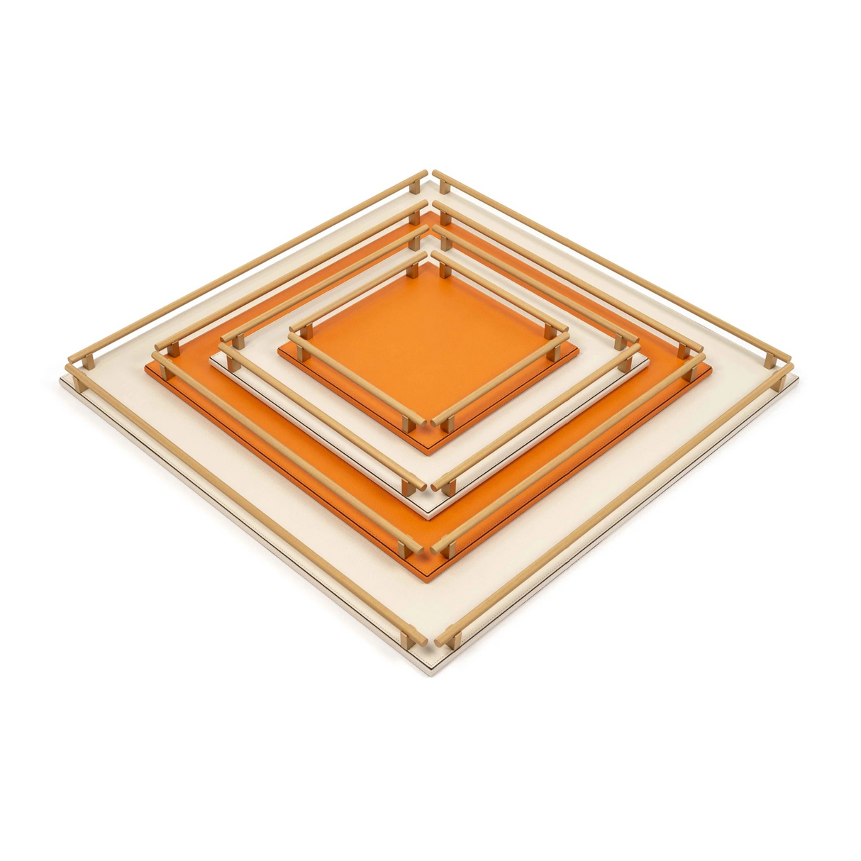   Square Leather Tray | Oroa.com