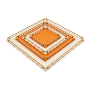   Square Leather Tray | Oroa.com