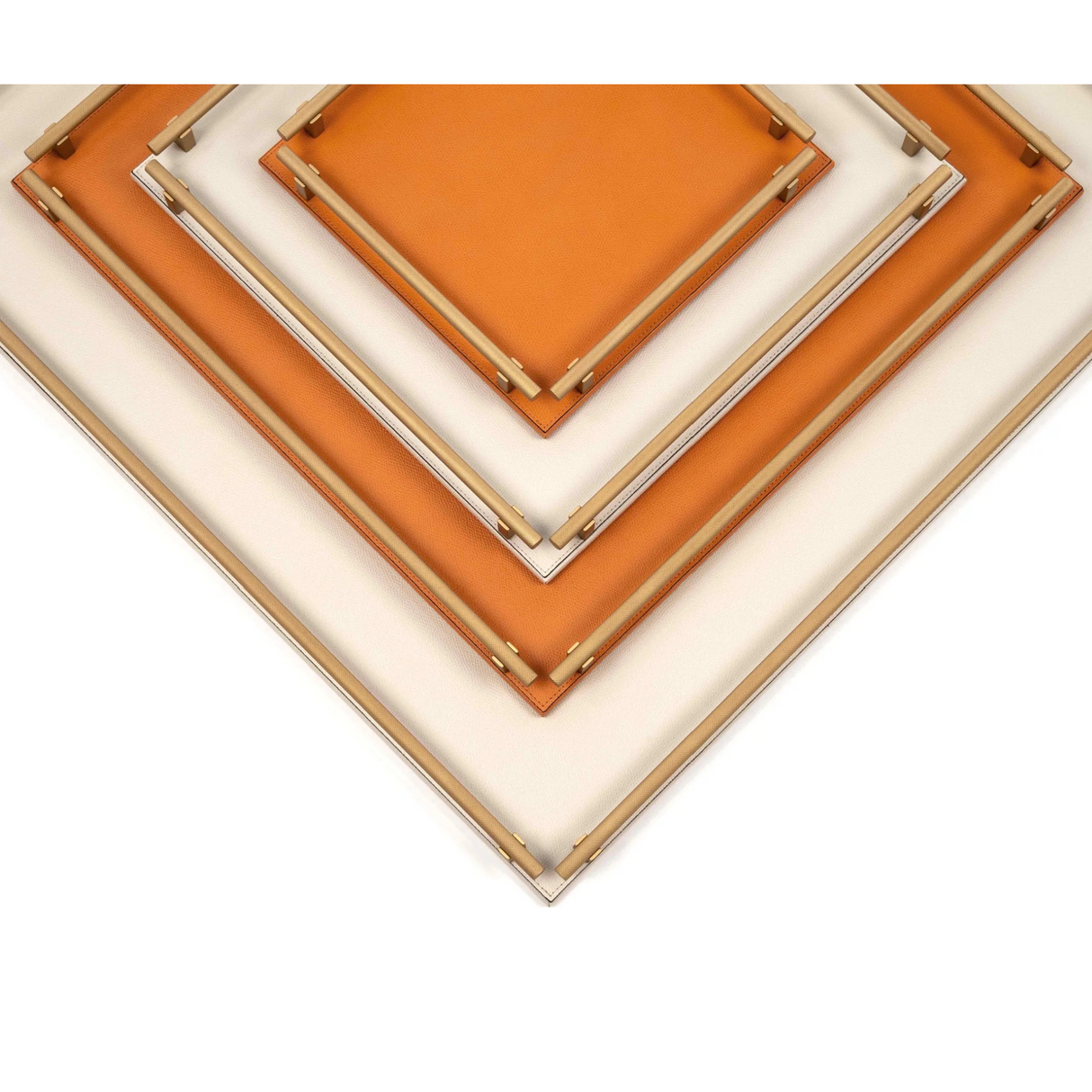   Square Leather Tray | Oroa.com