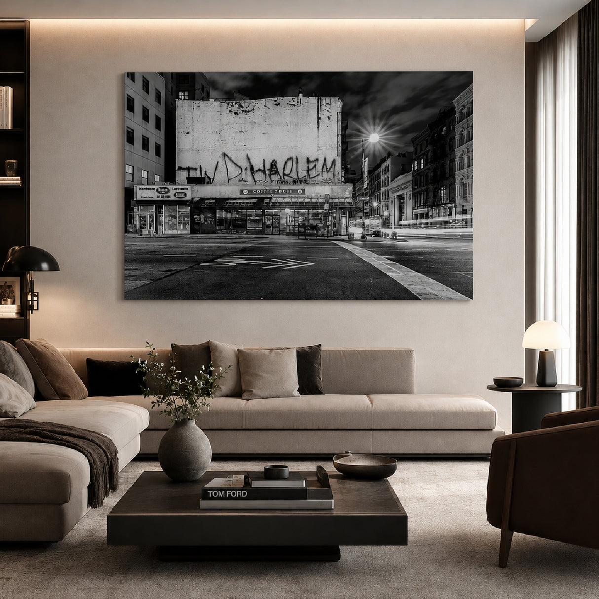   Black & White City Photographic Art | Oroa.com