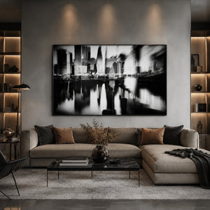   Black & White Buildings Photographic Art | Oroa.com