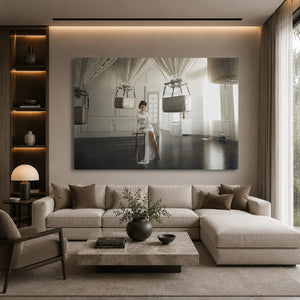   Girl In White Photographic Art | Oroa.com