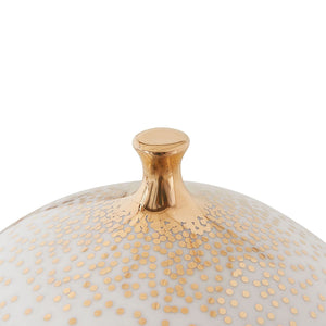   White Porcelain Gilded Box | Oroa.com
