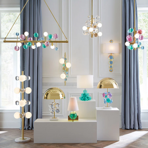   Clear Orbs Five-Light Chandelier | Oroa.com