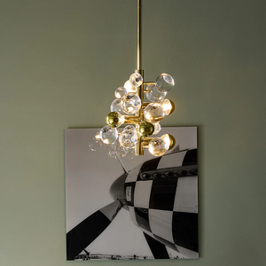   Clear Orbs Five-Light Chandelier | Oroa.com
