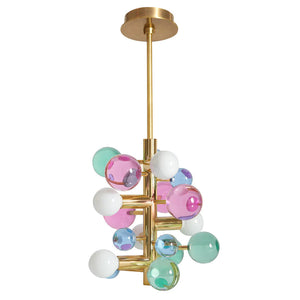   Clear Orbs Five-Light Chandelier | Oroa.com
