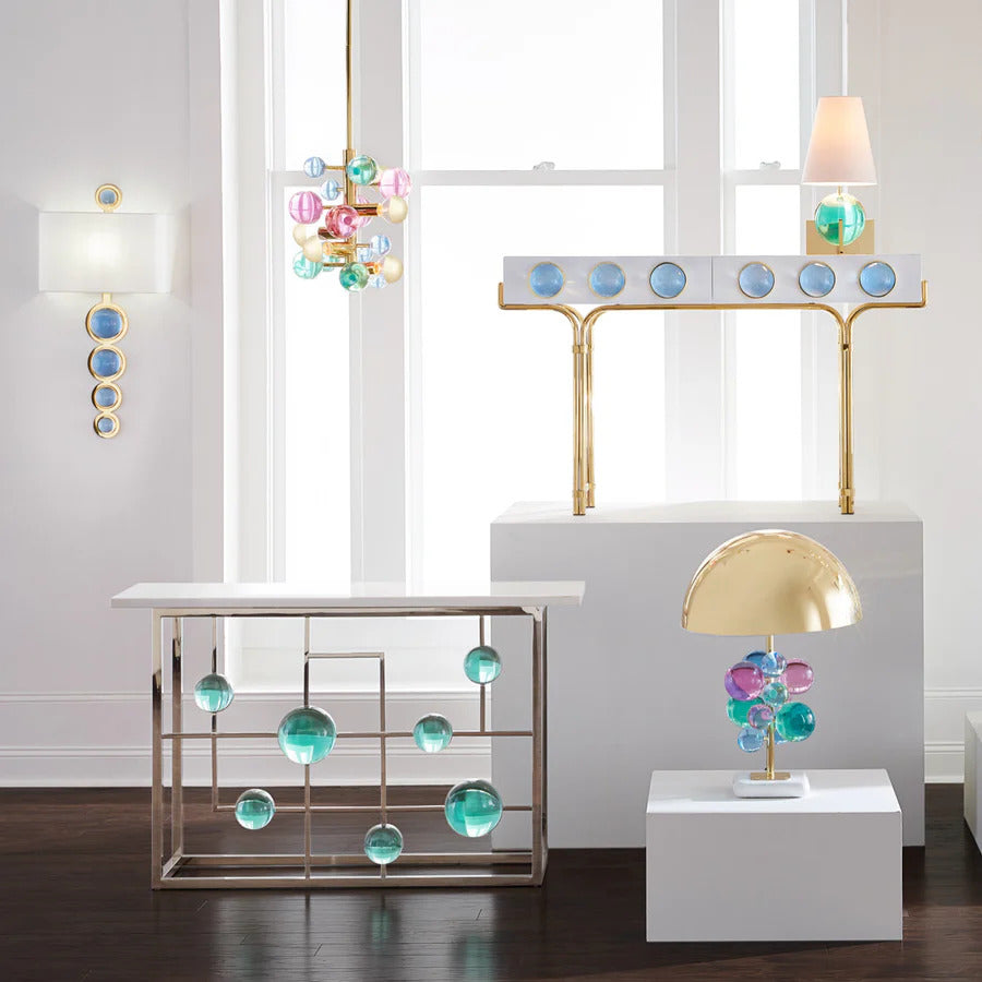   Clear Orbs Five-Light Chandelier | Oroa.com