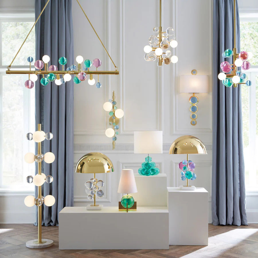   Clear Orbs Five-Light Chandelier | Oroa.com