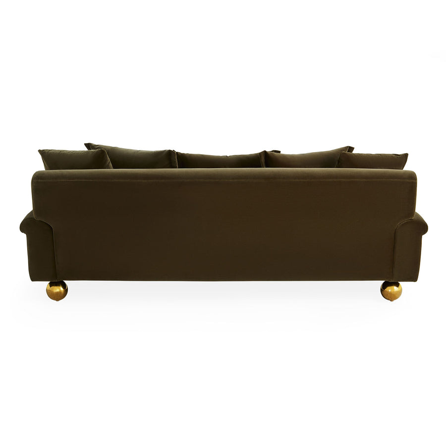  Orb Feet Velvet Sofa | Oroa.com