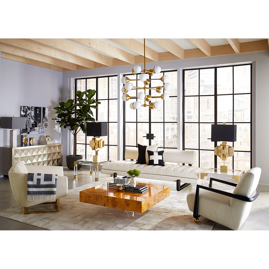   Golden Orb Leg Club Chair | Oroa.com