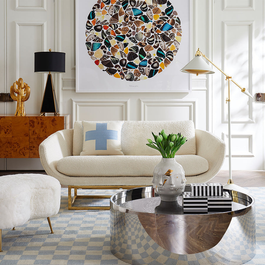   Brass Base Settee | Oroa.com