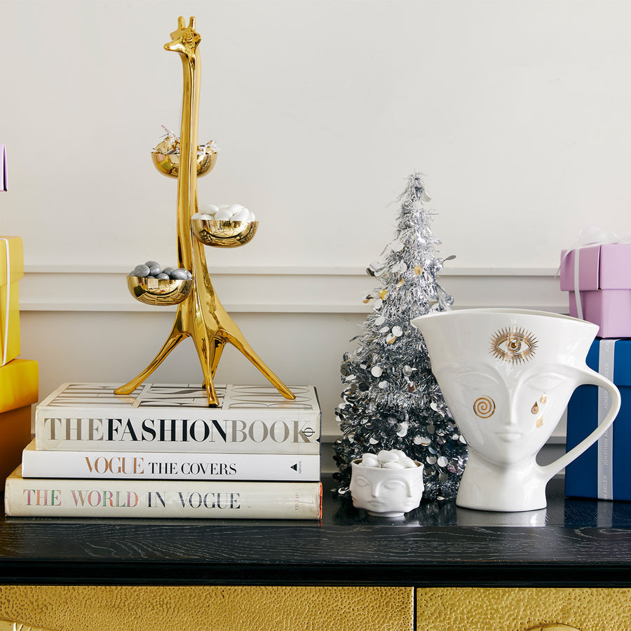   Gilded Porcelain Pitcher | Oroa.com