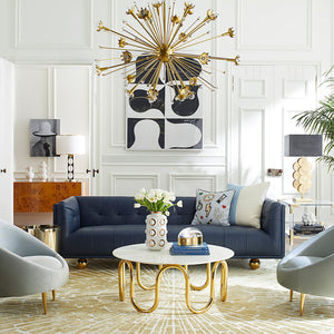   Tufted White Sofa | Oroa.com