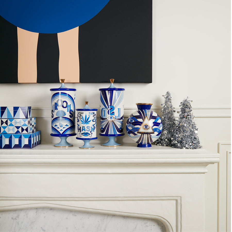   Eye Motif Porcelain Vase | Oroa.com