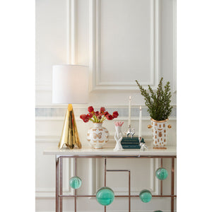   Gold Silhouettes Porcelain Vase | Oroa.com