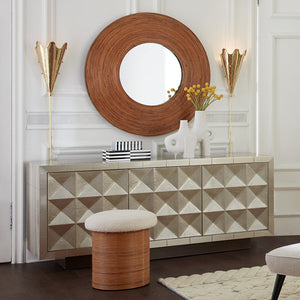   Nickel-Plated Faceted Sideboard | Oroa.com