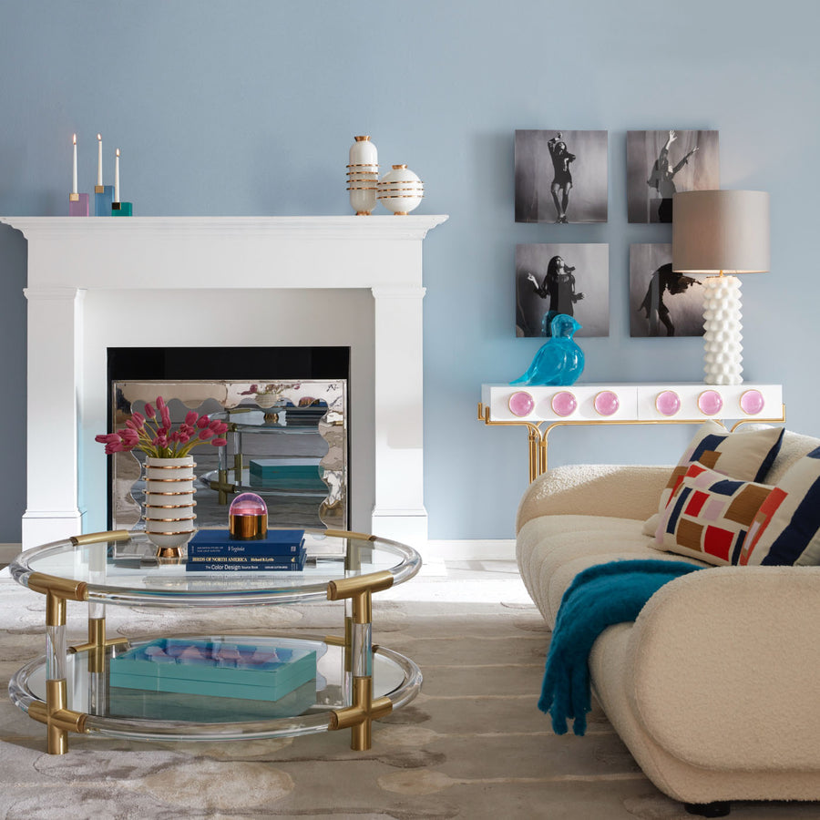   Pink Cabochons 2-Drawer Console | Oroa.com