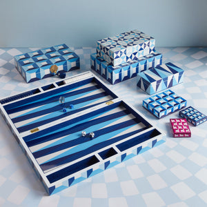   Geometric Patterned Backgammon Set | Oroa.com