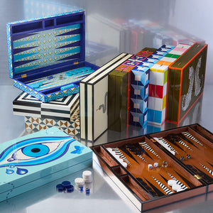   Velvet Lined Backgammon Set | Oroa.com