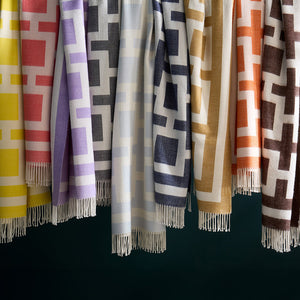   Baby Alpaca Fringed Throw | Oroa.com