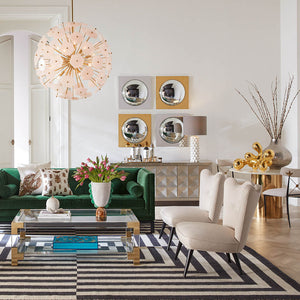   Marbleized Scalloped Vase | Oroa.com