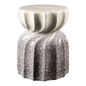   Modern European furniture - Twisted Hourglass Ceramic Garden Stool - www.oroa.com | Oroa.com