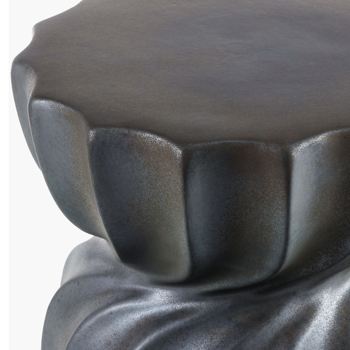   Modern European furniture - Twisted Hourglass Ceramic Garden Stool - www.oroa.com | Oroa.com