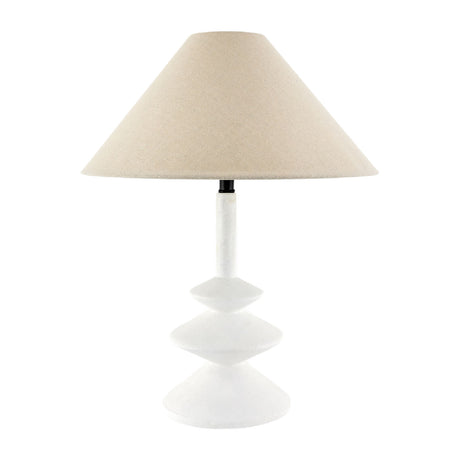   Modern European furniture - White Empire Linen Table Lamp - www.oroa.com | Oroa.com