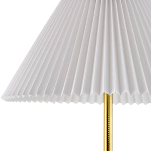   Modern European furniture - White Cotton Pleated Table Lamp - www.oroa.com | Oroa.com