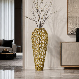   Modern European furniture - Openwork Aluminum Vase - www.oroa.com | Oroa.com
